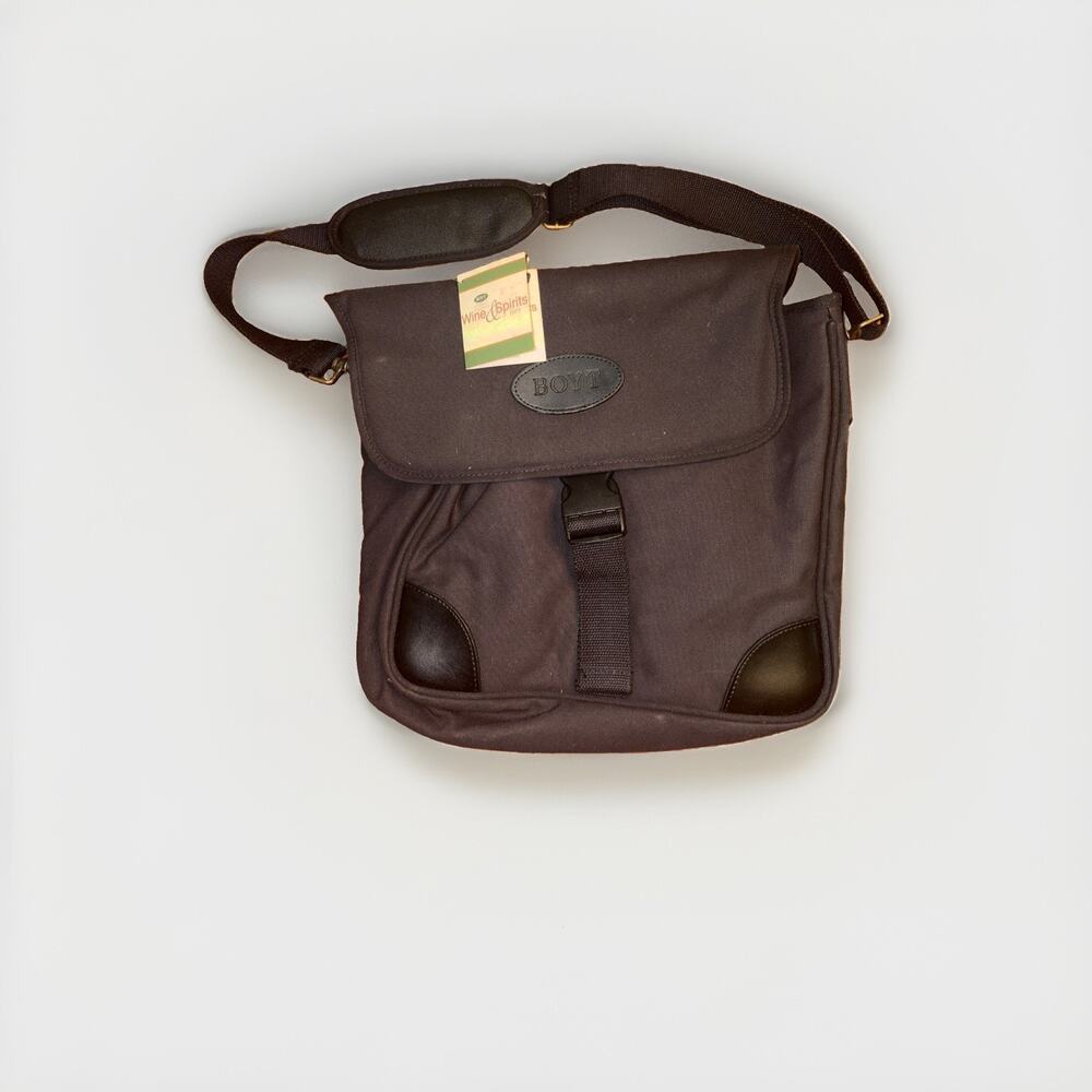 Boyt Harness Company Wine & Spirit Bag Messenger Style